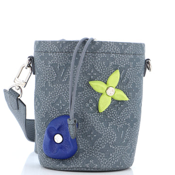 Louis Vuitton Chalk Nano Bag Limited Edition Monogram Taurillon Leather with Acrylic