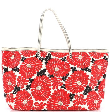 Fendi Roll Tote Printed Coated Canvas Large