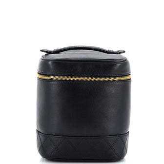 Chanel Vintage Cosmetic Case Lambskin Tall