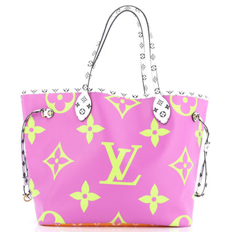 Louis Vuitton Neverfull NM Tote Limited Edition Colored Monogram Giant MM