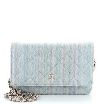 Chanel Wallet on Chain Quilted Denim