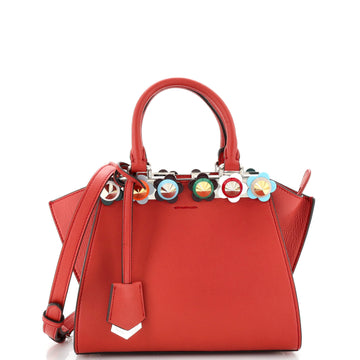 Fendi Petite 3Jours Bag Flower Studded Leather