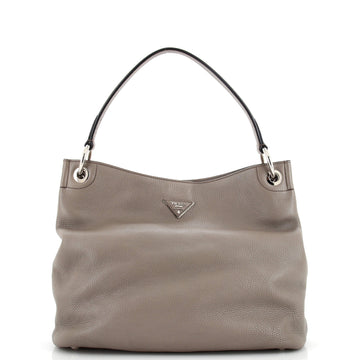 Prada Rolled Hobo Vitello Daino Large