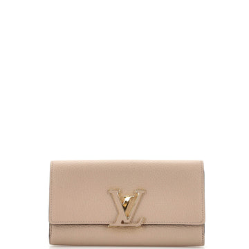 Louis Vuitton Capucines Wallet Leather