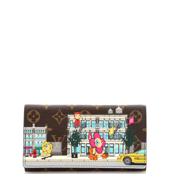 Louis Vuitton Sarah Wallet Limited Edition Vivienne Xmas Monogram Canvas