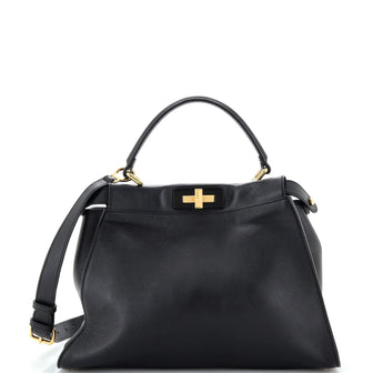 Fendi Peekaboo Bag Rigid Leather Regular