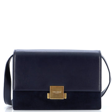 Saint Laurent Bellechasse Shoulder Bag Suede and Leather Medium