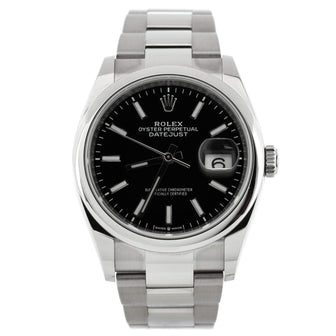 Rolex Oyster Perpetual Datejust Automatic Watch Stainless Steel 36
