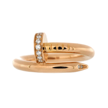 Cartier Juste un Clou Ring 18K Rose Gold and Diamonds