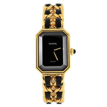Chanel Premiere Rock Quartz Watch Plated Metal and Leather 20