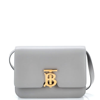 Burberry TB Flap Bag Leather Small