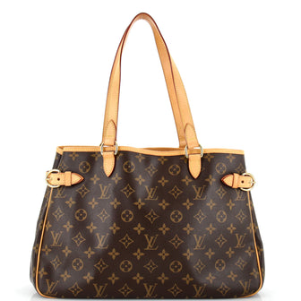 Louis Vuitton Batignolles Handbag Monogram Canvas Horizontal