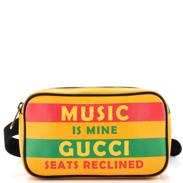 Gucci Music Is Mine 100 Belt Bag Printed Leather Large