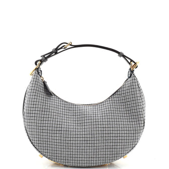 Fendi Fendigraphy Bag Houndstooth Wool Small