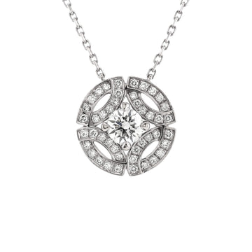 Cartier Galanterie Pendant Necklace 18K White Gold with RBC Diamond G/VVS2 0.30-0.34CT