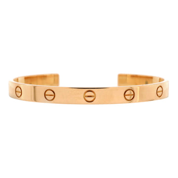 Cartier Love Cuff Bracelet 18K Rose Gold