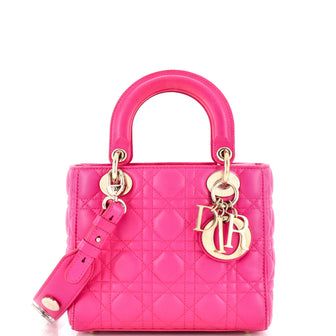 Christian Dior My Lady Dior Bag Cannage Quilt Lambskin