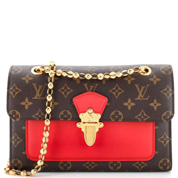 Louis Vuitton Victoire Handbag Monogram Canvas and Leather