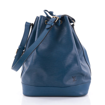 Louis Vuitton Noe Handbag Epi Leather Large Blue 2518502