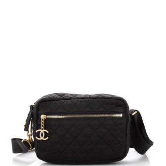 Chanel Paris-Hamburg Camera Bag Quilted Satin Small