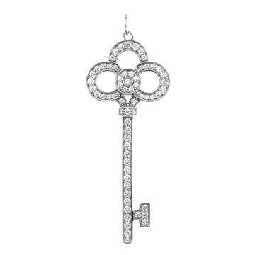 Tiffany & Co. Crown Key Pendant Pendant & Charms Platinum and Diamonds Large