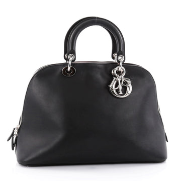 Christian Dior Diorissimo Bowling Bag Smooth Leather Black 2518810