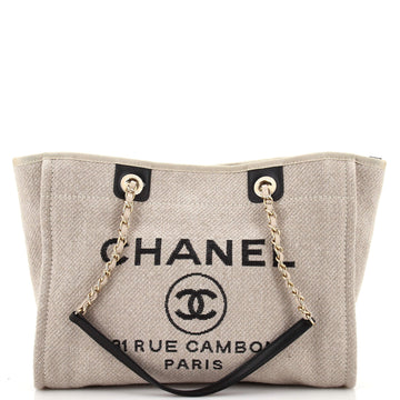 Chanel Deauville Tote Canvas Small
