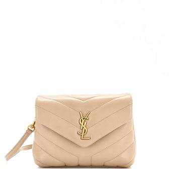Saint Laurent Loulou Shoulder Bag Matelasse Chevron Leather Toy