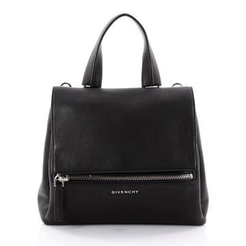 Givenchy Pandora Pure Satchel Leather Small Black 2519203