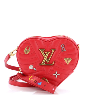 Louis Vuitton New Wave Heart Crossbody Bag Limited Edition Love Lock Quilted Leather