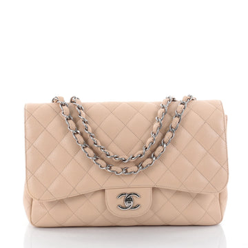 Chanel Classic Single Flap Bag Quilted Caviar Jumbo 2519301