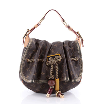Louis Vuitton Kalahari Handbag Monogram Canvas PM Brown 2519606