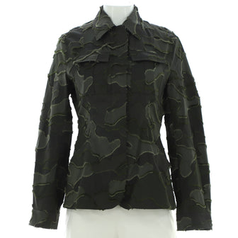 Christian Dior Women's Camo Double Pocket Jacket Polyester