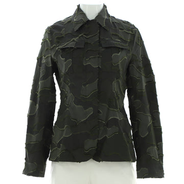 Christian Dior Women's Camo Double Pocket Jacket Polyester