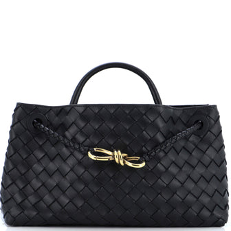 Bottega Veneta Andiamo Top Handle Bag Intrecciato Nappa Medium