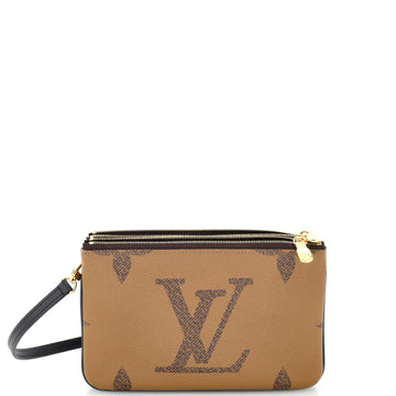 Louis Vuitton Double Zip Pochette Reverse Monogram Giant