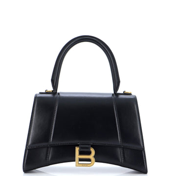 Balenciaga Hourglass Top Handle Bag Leather Small