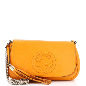 Gucci Soho Chain Crossbody Bag Leather Medium