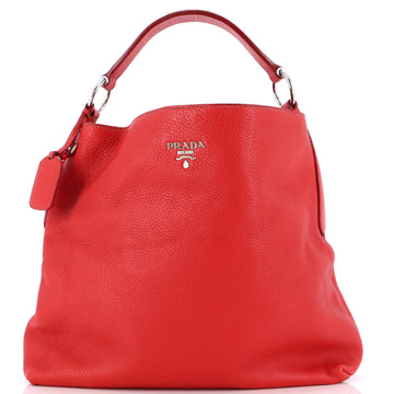 Prada Rolled Hobo Vitello Daino Large