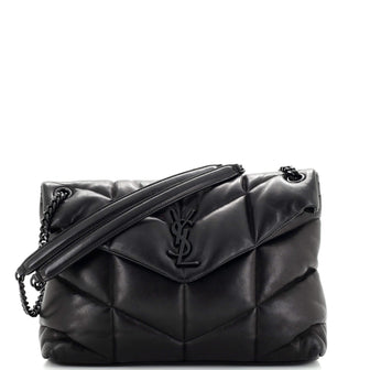 Saint Laurent Loulou Puffer Shoulder Bag Quilted Leather Medium