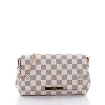 Louis Vuitton Favorite Handbag Damier PM White 2521301