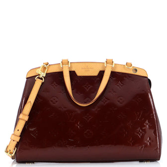 Louis Vuitton Brea Handbag Monogram Vernis MM