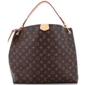 Louis Vuitton Graceful Handbag Monogram Canvas MM