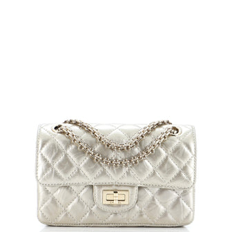 Chanel Reissue 2.55 Flap Bag Quilted Aged Calfskin Mini