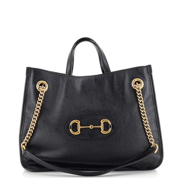 Gucci Horsebit 1955 Tote Leather Medium