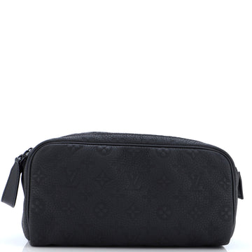 Louis Vuitton Dopp Kit Toiletry Pouch Taurillon Monogram Leather