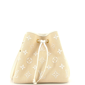 Louis Vuitton Neo Noe By The Pool Monogram Raffia MM