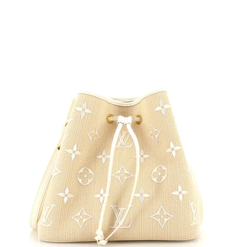 Louis Vuitton Neo Noe By The Pool Monogram Raffia MM