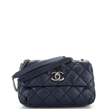 Chanel Ultimate Stitch Flap Shoulder Bag Quilted Calfskin Small