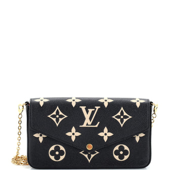 Louis Vuitton Felicie Pochette Bicolor Monogram Empreinte Giant